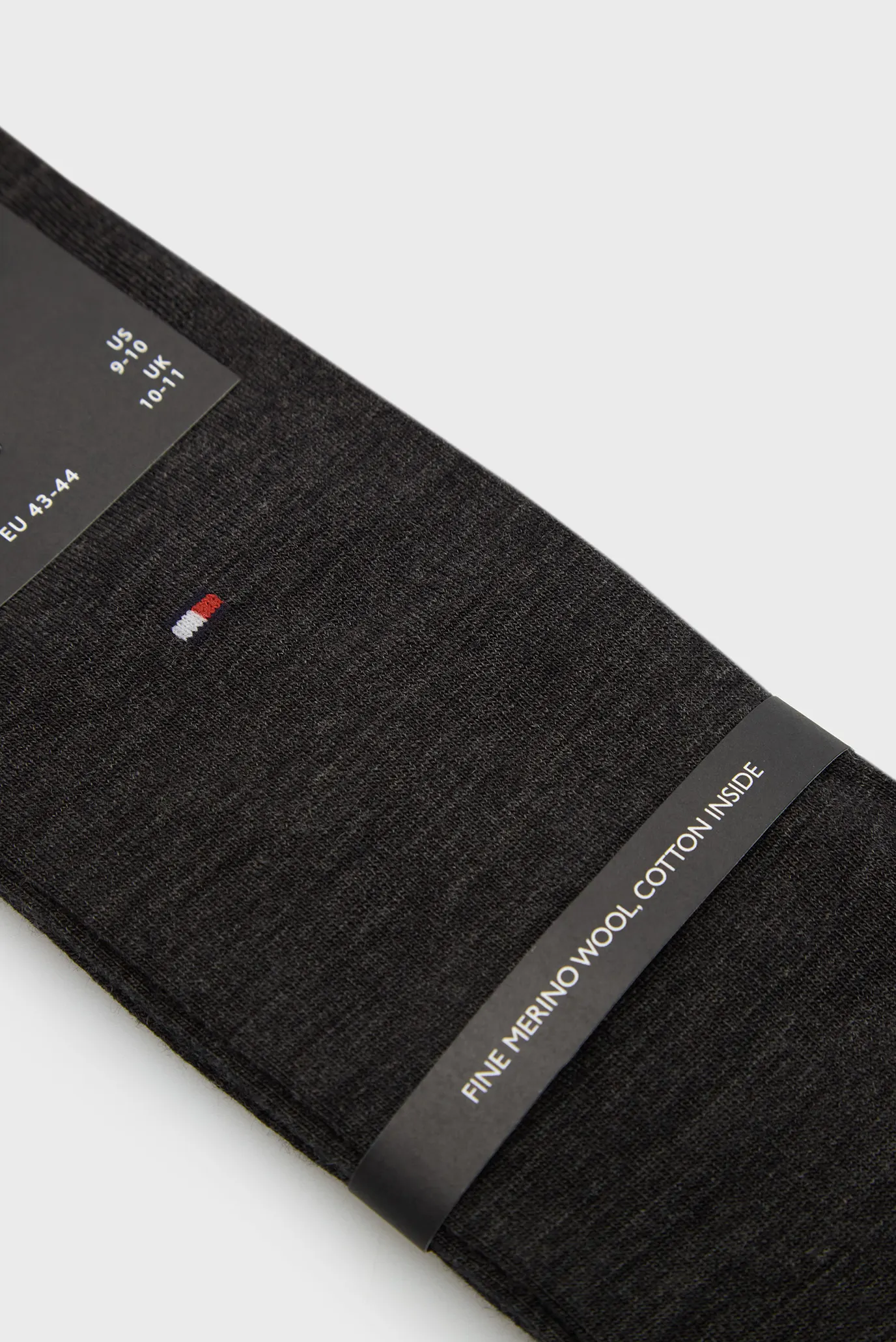 Чоловічі темно-сірі вовняні шкарпетки TH MEN SOCK  PREMIUM WOOL 2