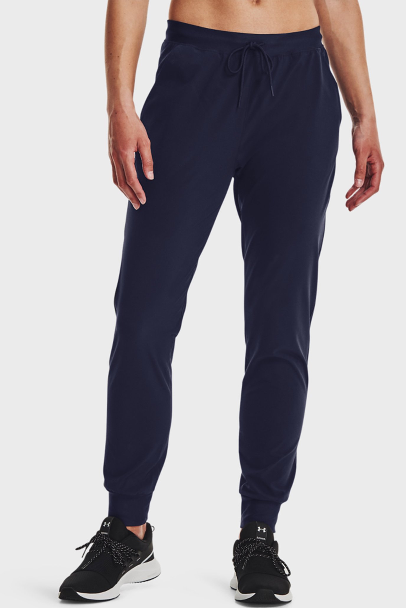 Жіночі темно-сині спортивні штани UA Armour Sport Woven Pant 1