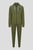 Чоловічий оливковий спортивний костюм (худі, штани)