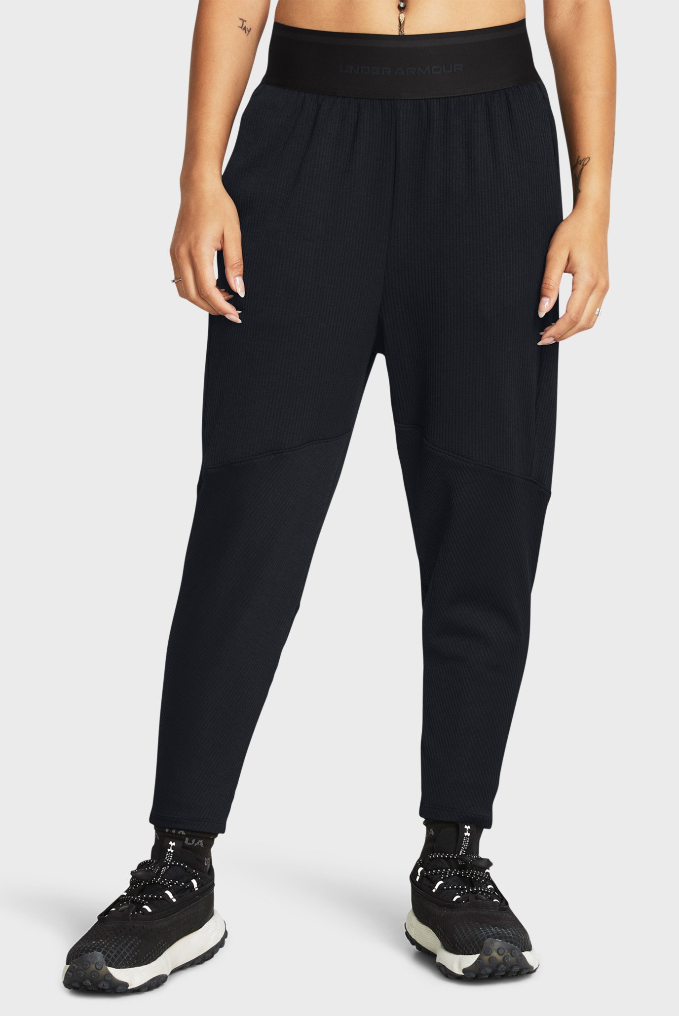 Женские черные спортивные брюки Journey Rib Pant 1