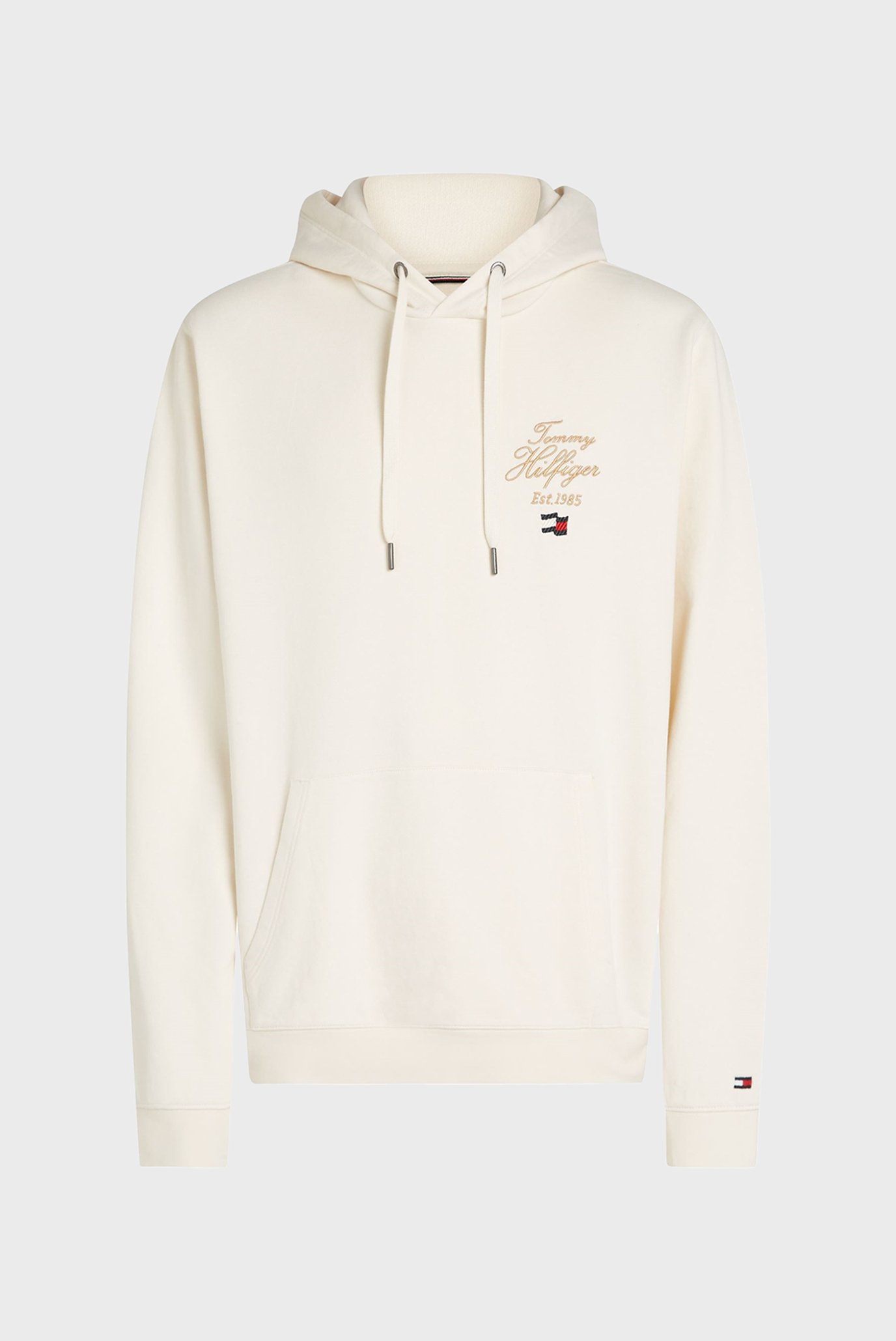 Чоловіче біле худі SCRIPT HILFIGER STACK HOODY 1