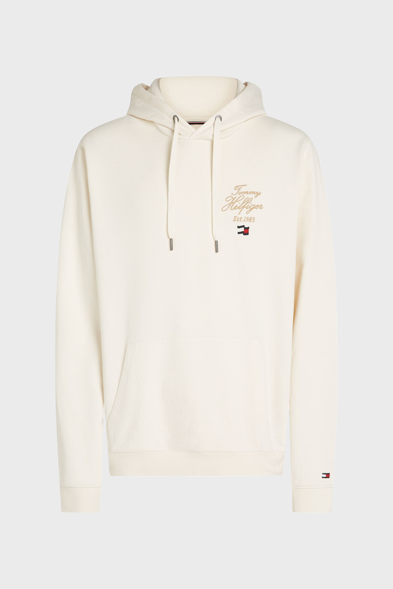 Мужское белое худи SCRIPT HILFIGER STACK HOODY 1