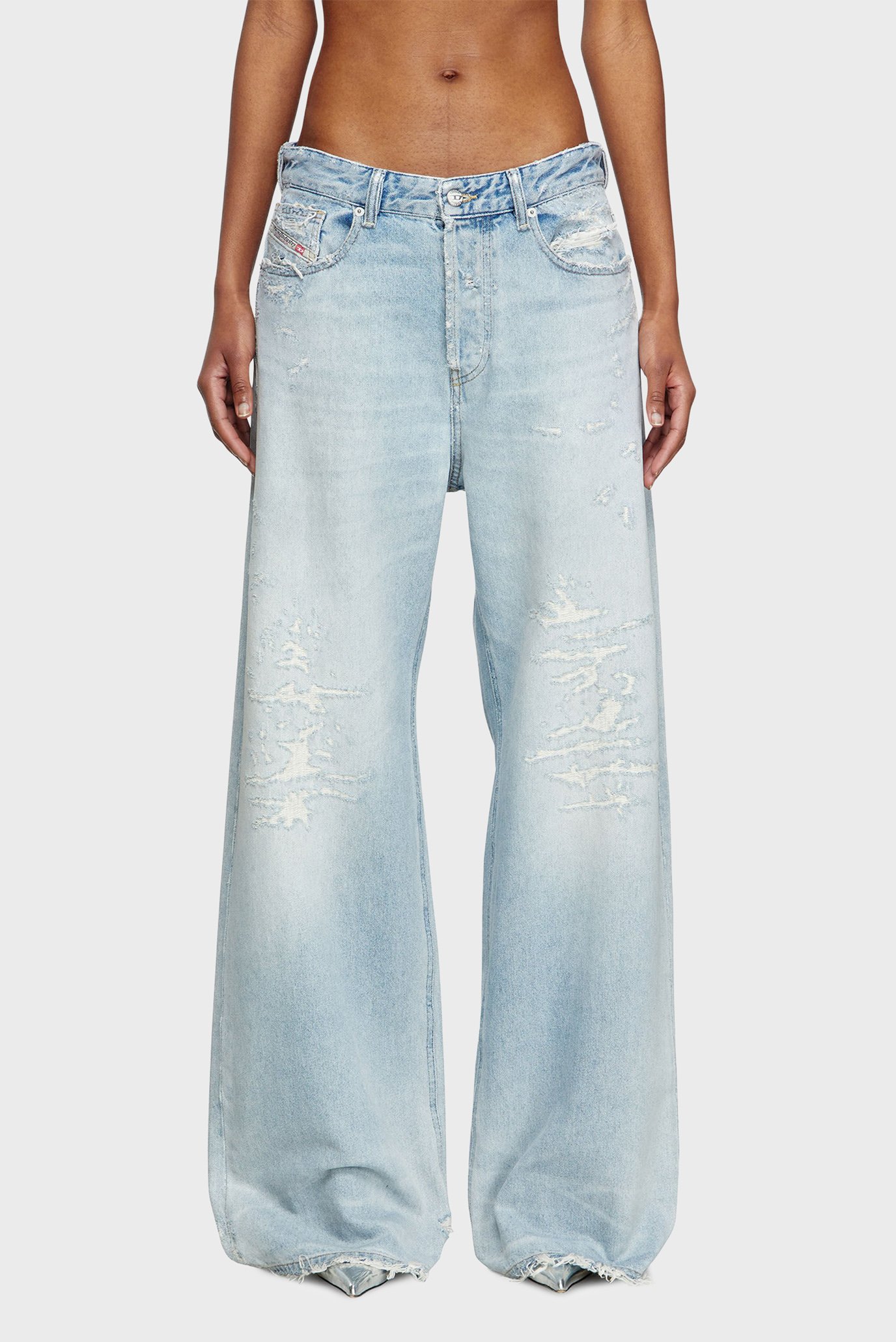 Женские голубые джинсы PANTALONI Голубой 30-32 Diesel A06925 09M53 Женские голубые джинсы PANTALONI Голубой 30-32 Diesel A06925 09M53