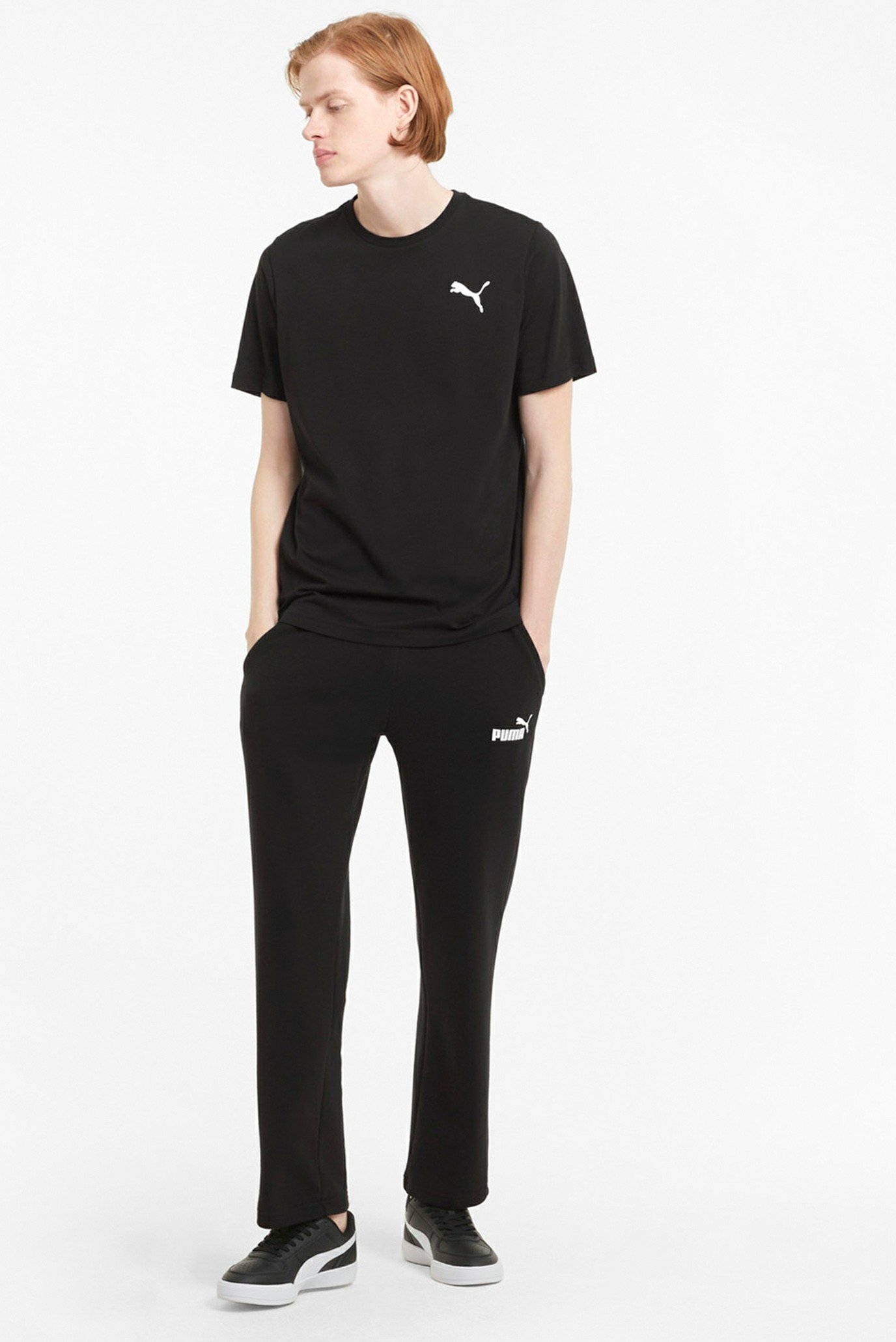 Чоловічі чорні спортивні штани Essentials Logo Men's Sweatpants 1