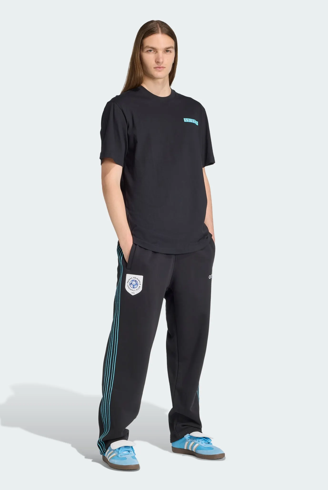 Чоловічі чорні спортивні штани Mesh Stripe 2