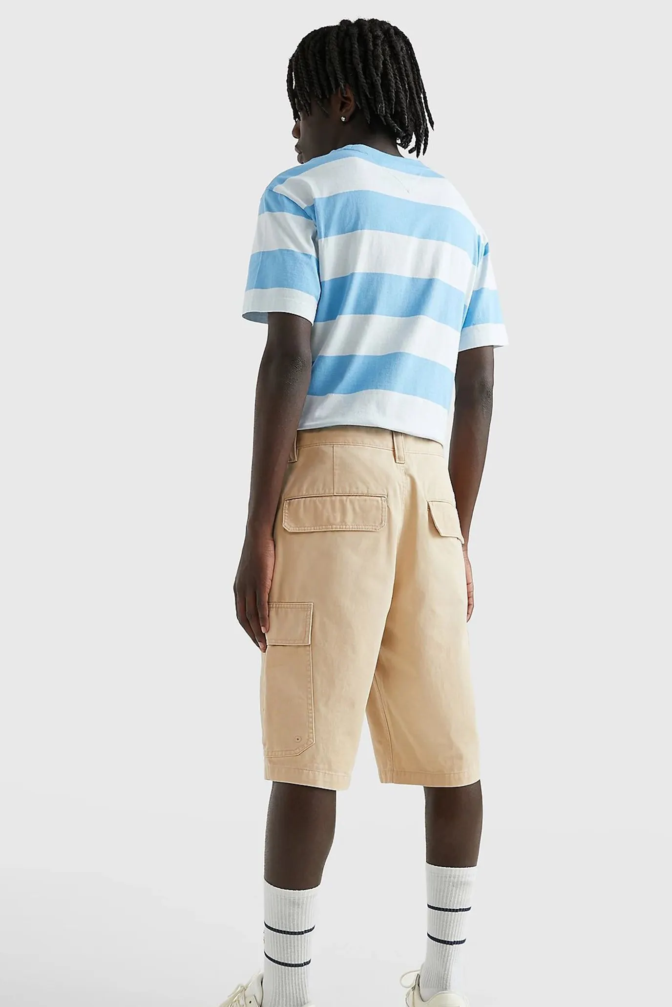 Мужские бежевые шорты TJM AIDEN BAGGY CARGO 2