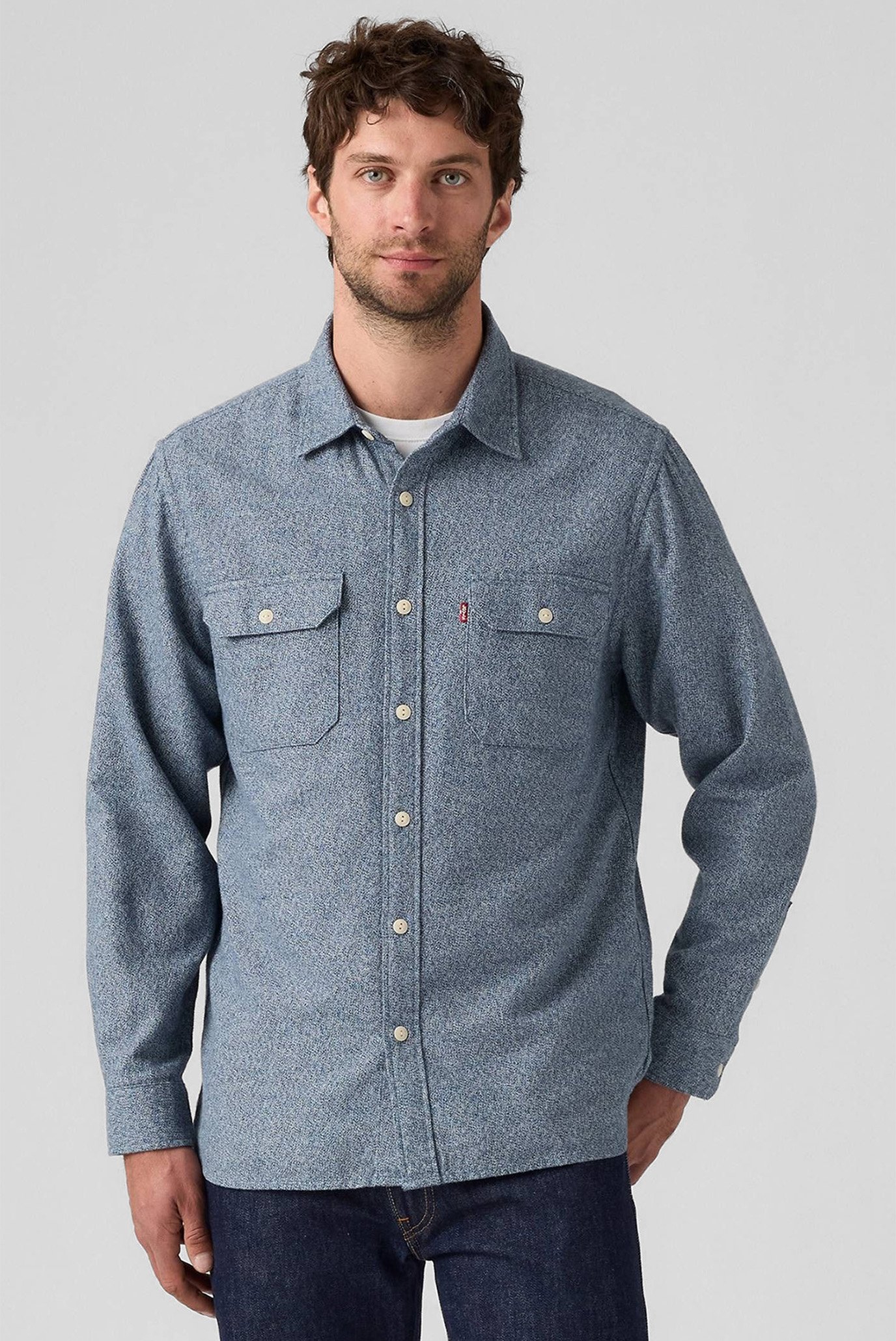 Мужская голубая рубашка Голубой S Levi’s® 19573;0270 Мужская голубая рубашка Голубой S Levi’s® 19573;0270