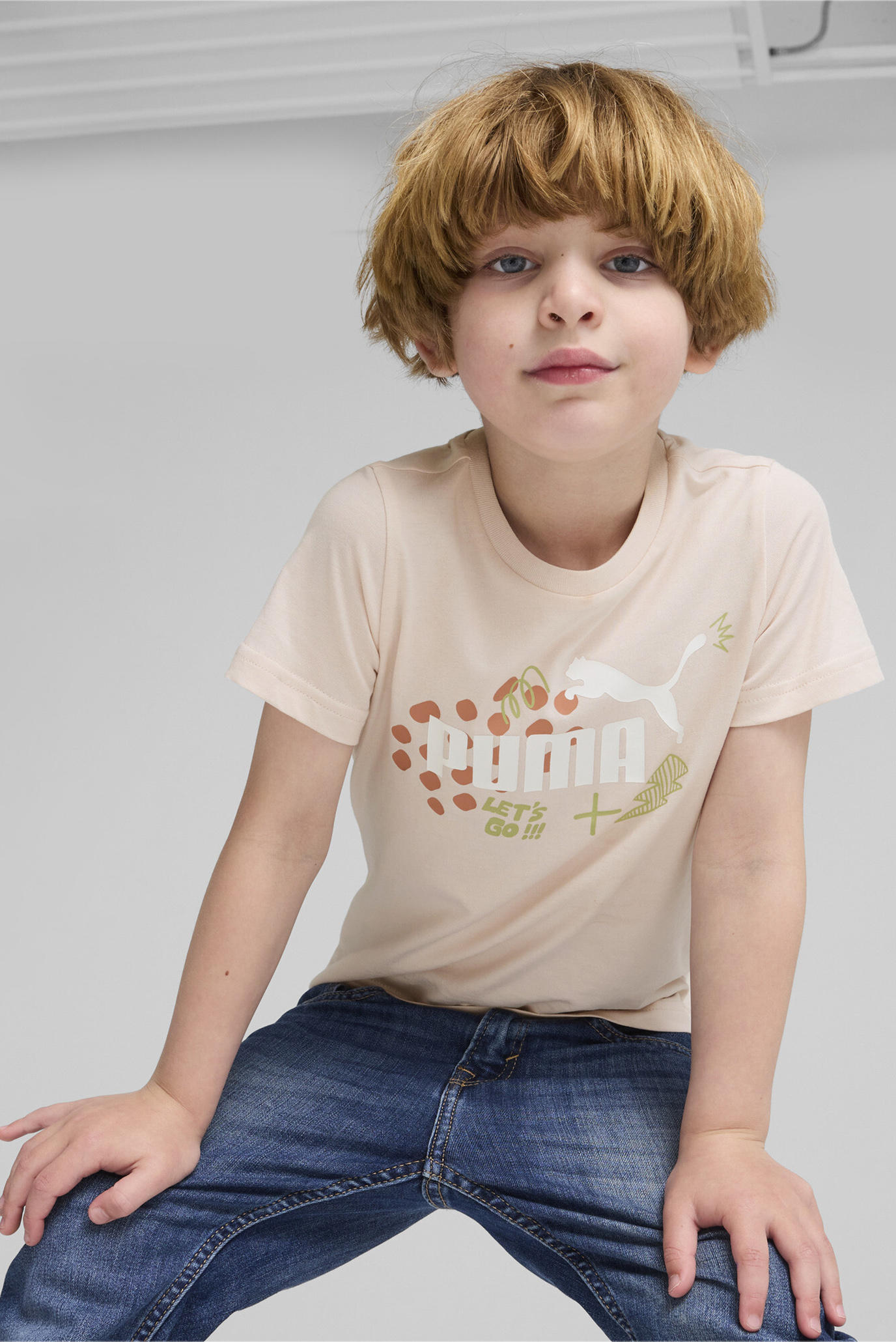 Дитяча рожева футболка ESS+ PUMA Tee Kids 1