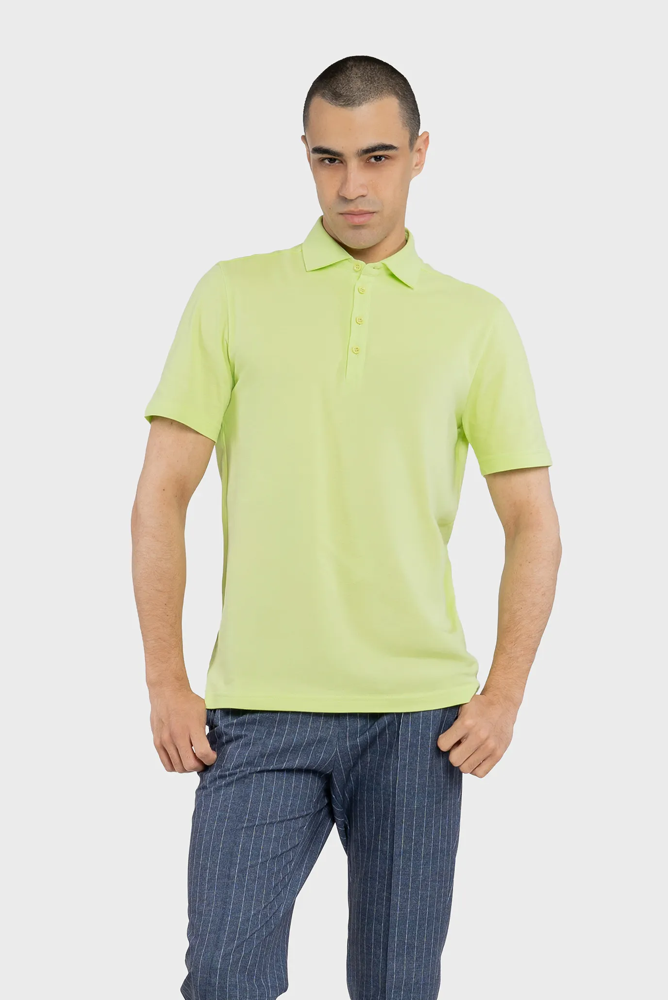 Чоловіче салатове поло 1