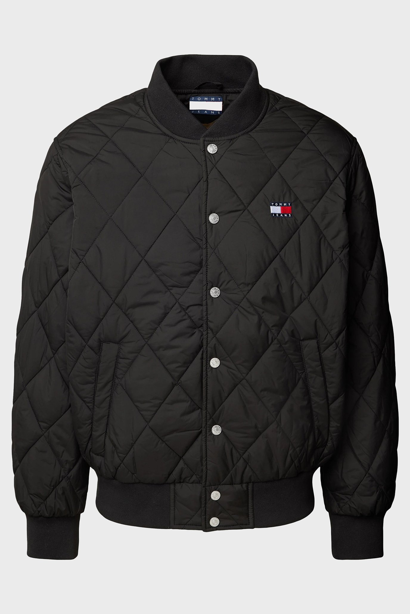 Чоловічий чорний бомбер TJM QUILTED BOMBER 1