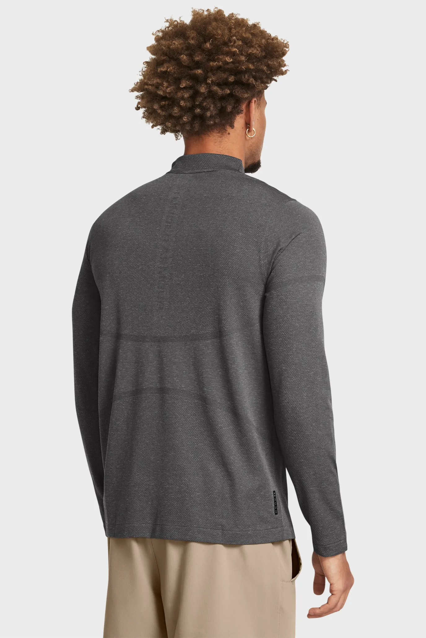 Чоловіча темно-сіра спортивна кофта Vanish Elite Seamless 1/4 Zp 3