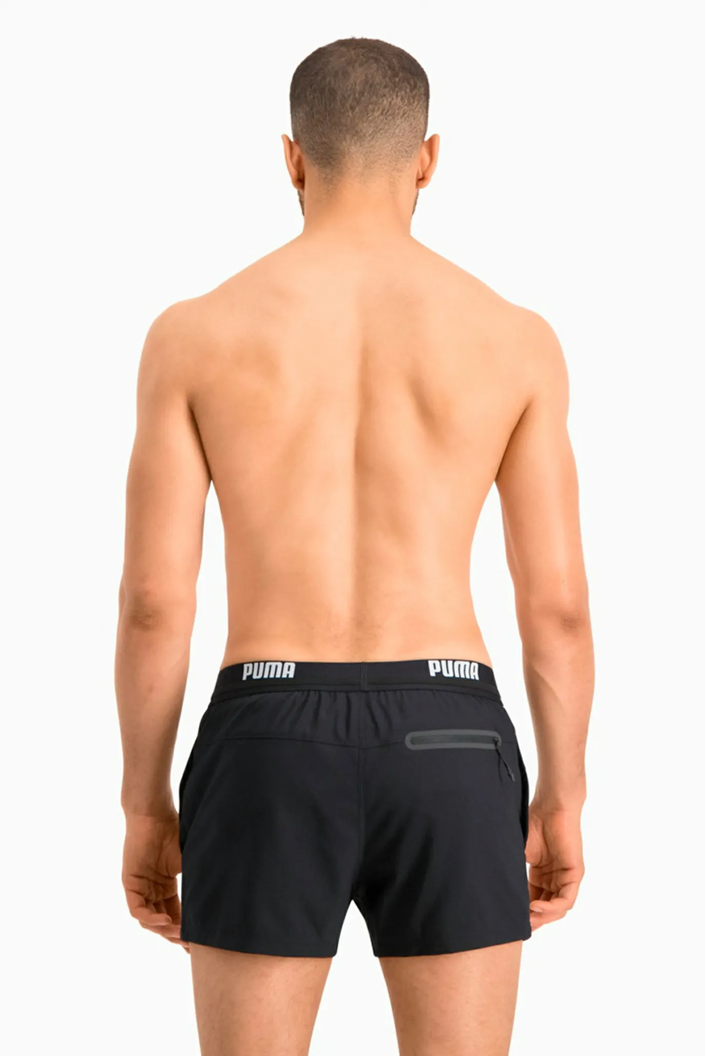 Чоловічі чорні плавальні шорти PUMA Swim Men Logo Short Length Swim Shorts 2