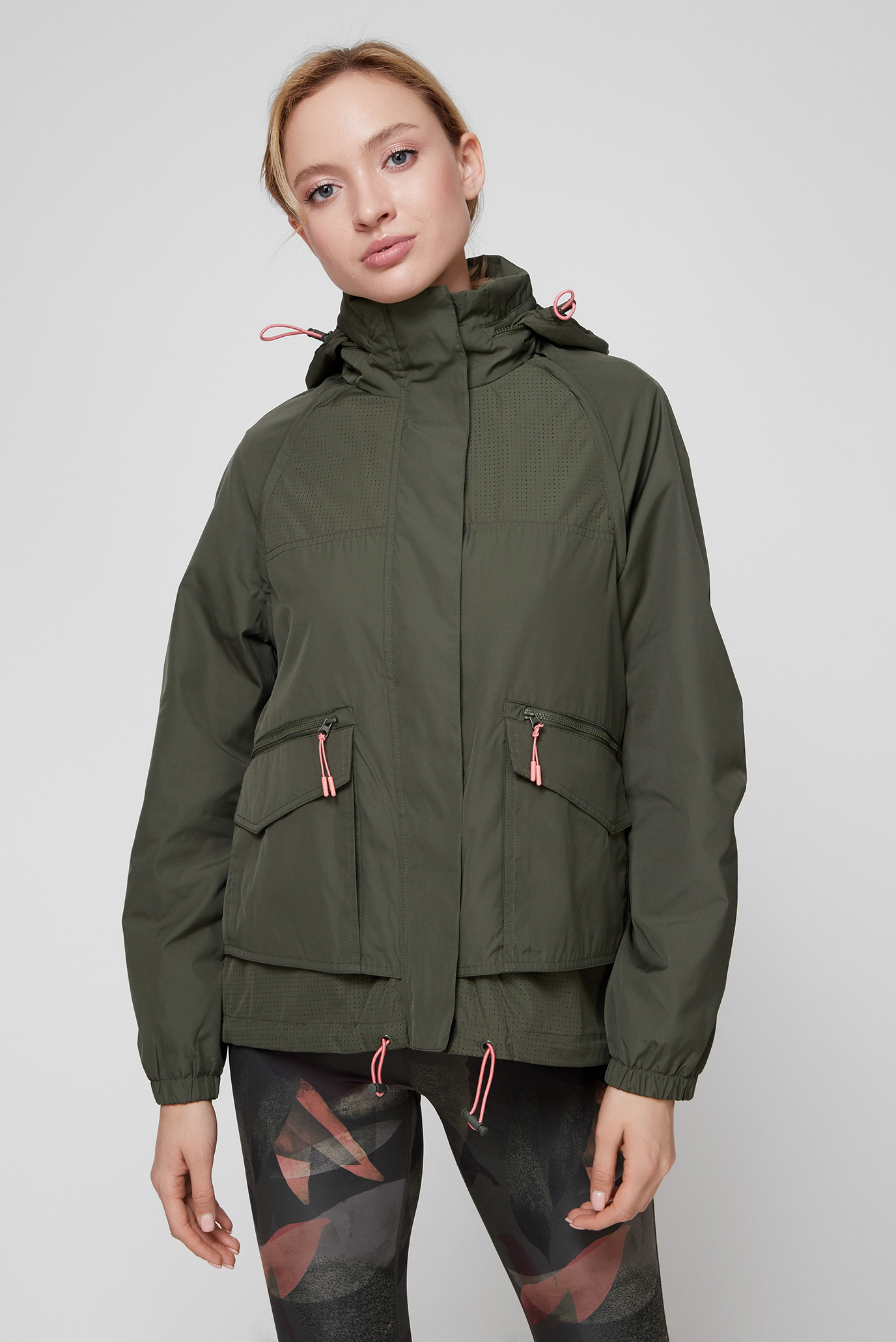 Женская зеленая ветровка ESPRIT 071EI1G301 — MD-Fashion