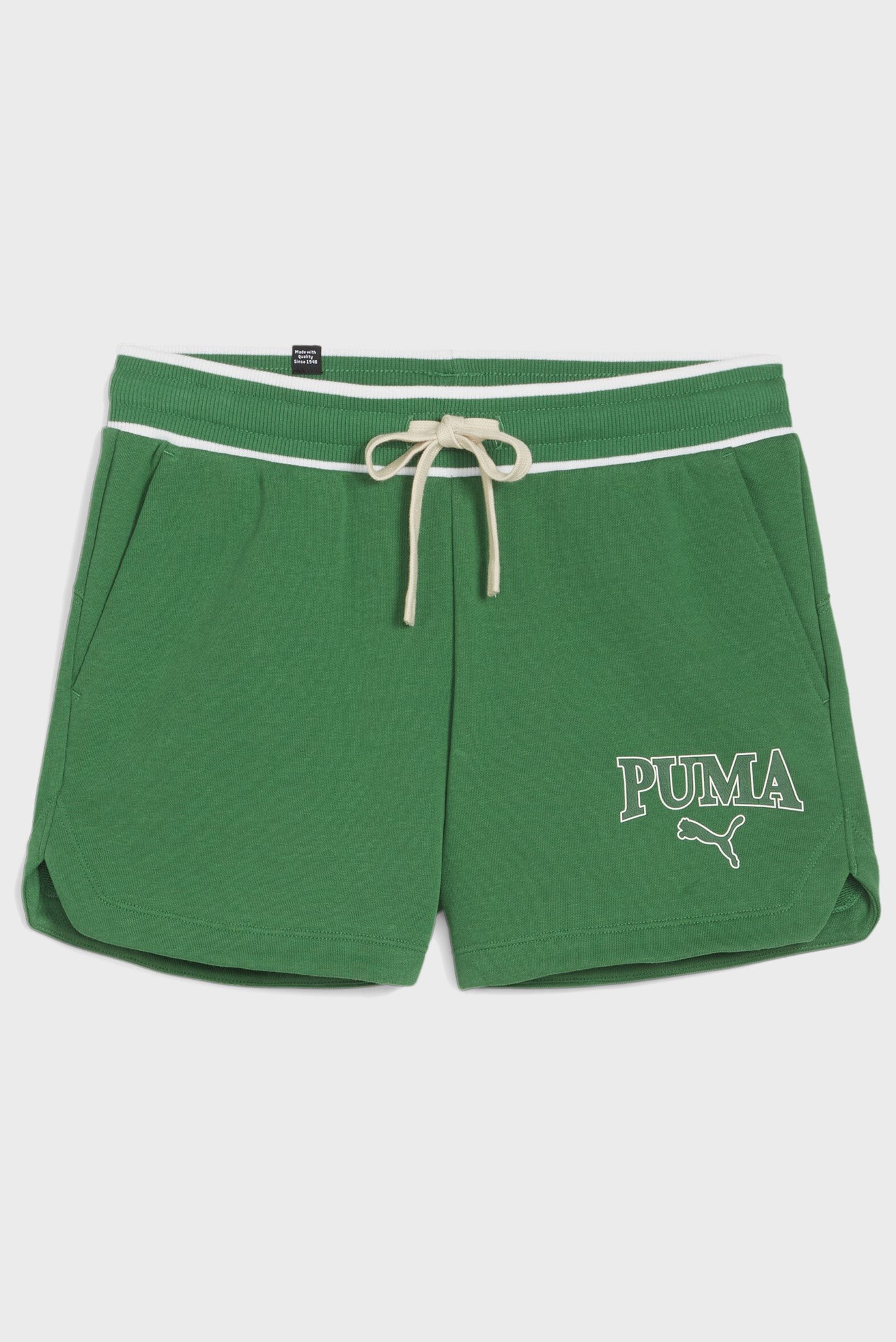 Женские зеленые шорты PUMA SQUAD Women's Shorts 1