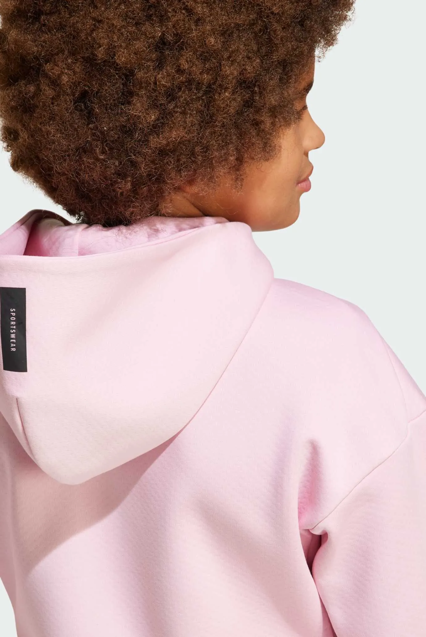 Дитяче пудрове худі adidas Z.N.E. Full-Zip Kids 4