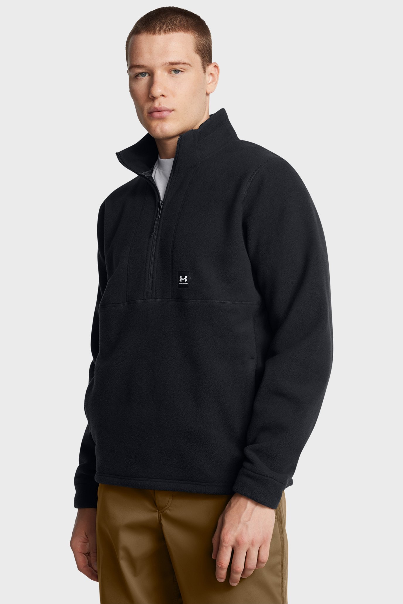 Мужская черная спортивная кофта UA Expanse Fleece HZ 1