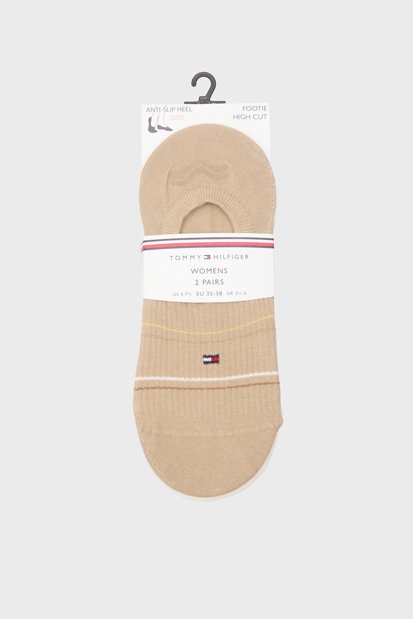 Женские следы (2 пары) HIGH CUT Разноцветный 35-38 Tommy Hilfiger 701232980 Женские следы (2 пары) HIGH CUT Разноцветный 35-38 Tommy Hilfiger 701232980