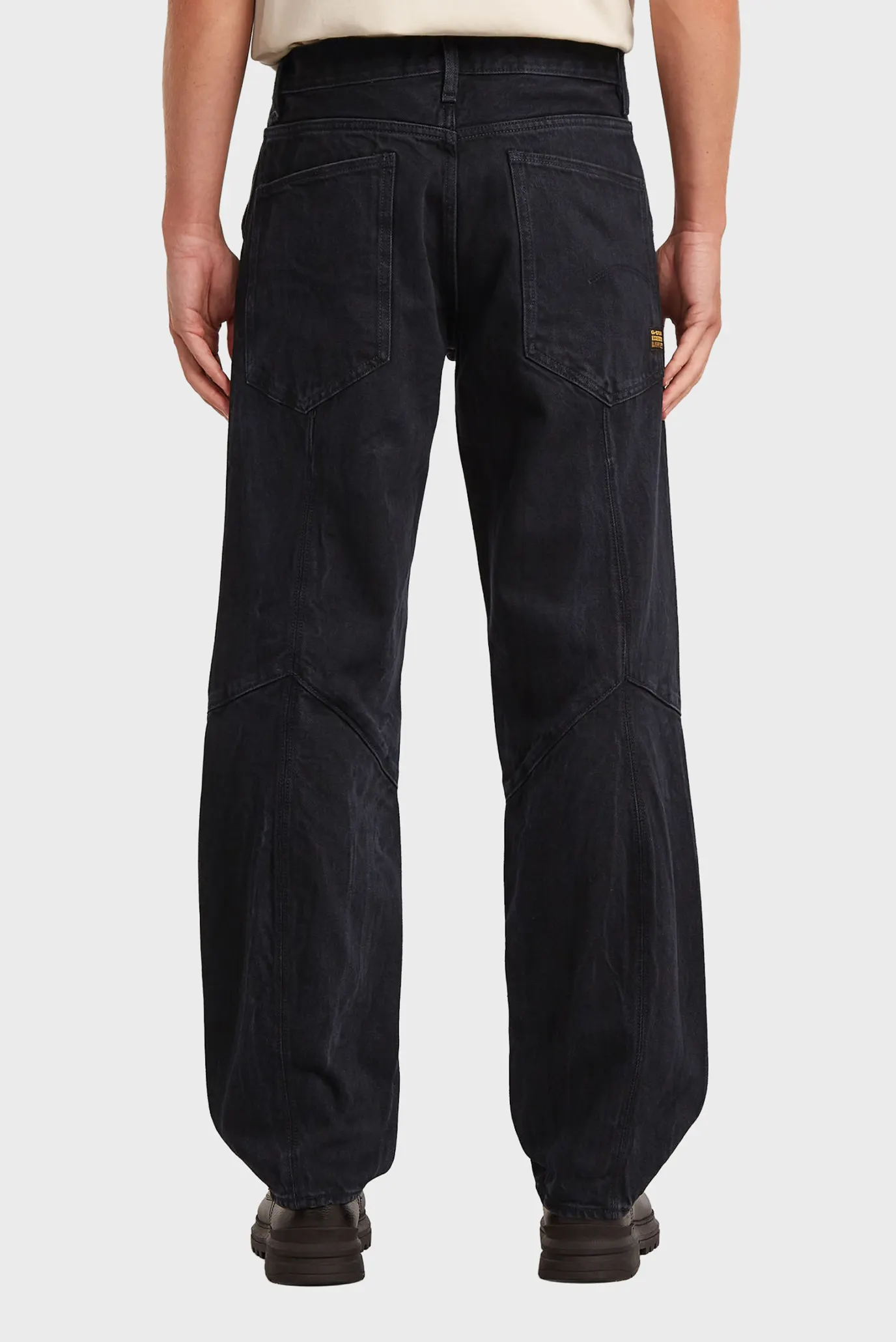 Мужские черные джинсы Kitoh 3D Relaxed Tapered 3