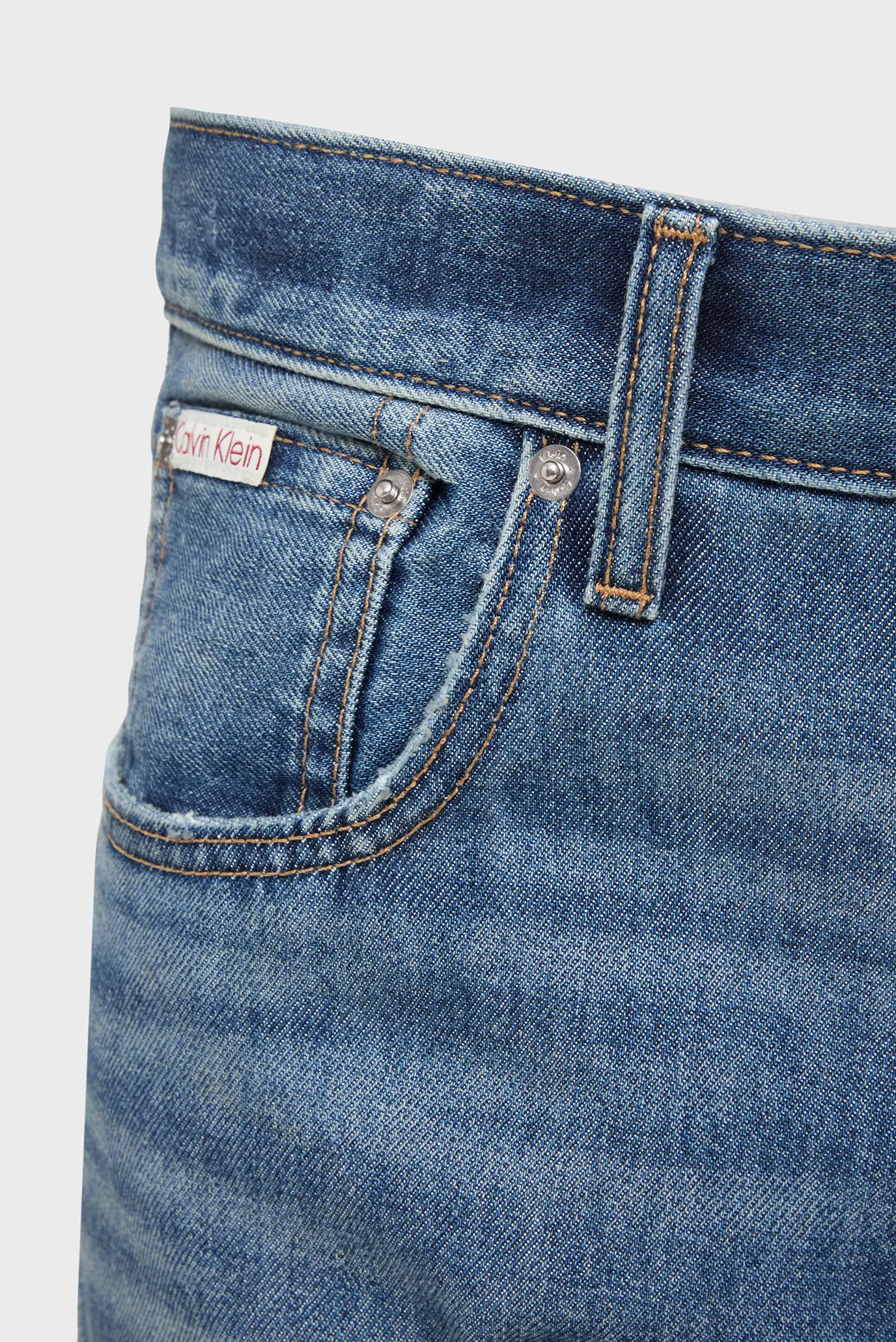 Мужские синие джинсы SCALLOP 6