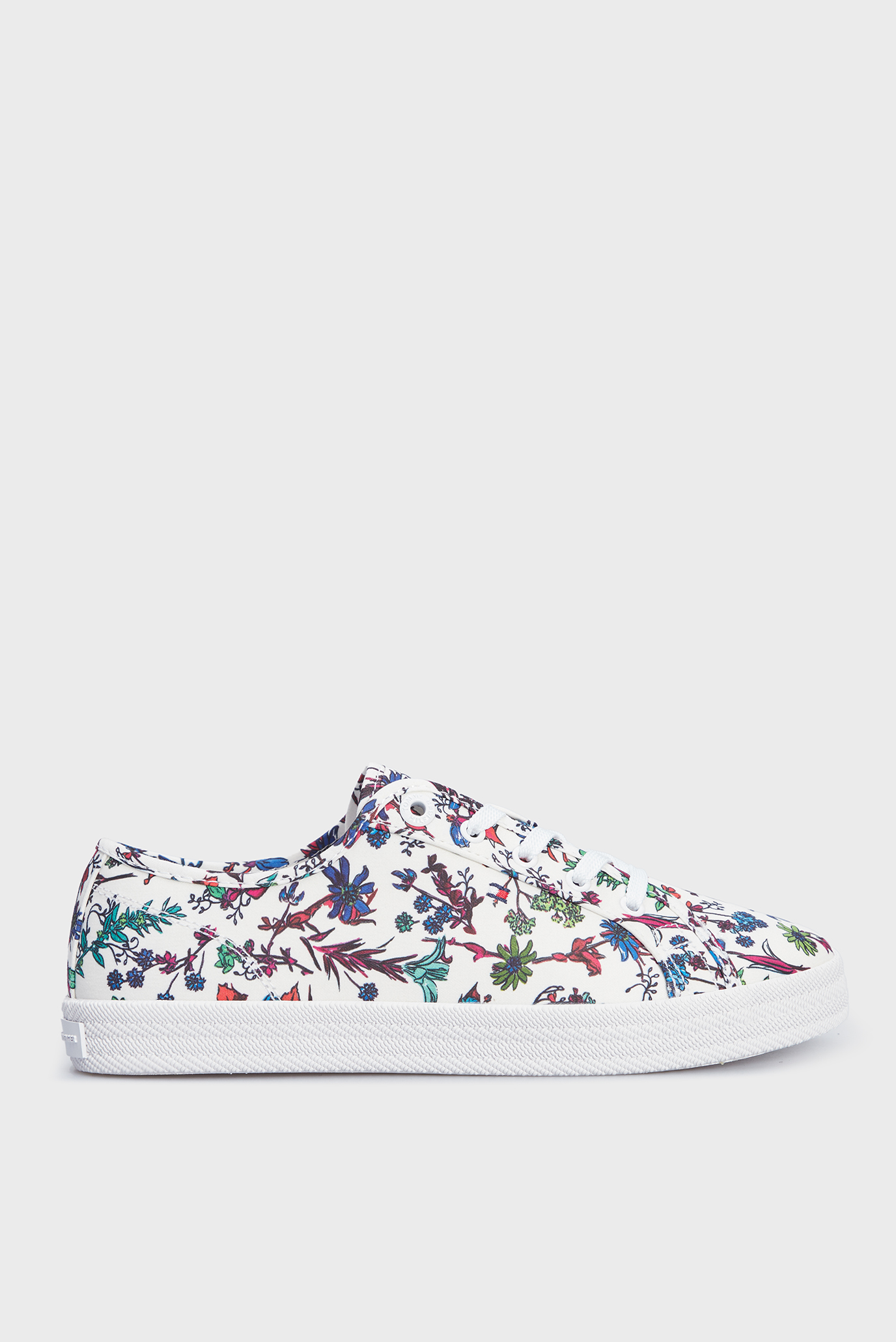 Женские белые кеды с узором FLORAL VULCANIZED 1