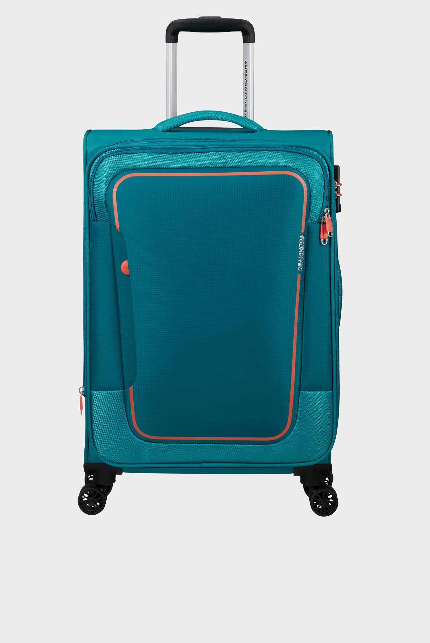 Бирюзовый чемодан 68 см PULSONIC 1