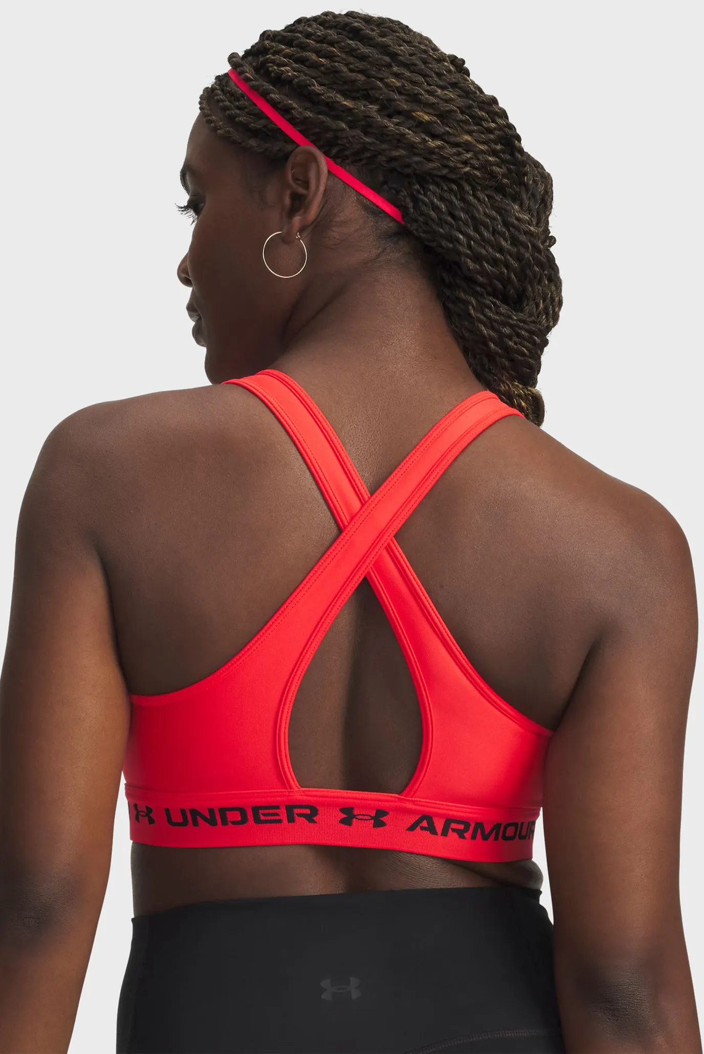 Жіночий червоний топ Crossback Mid Bra 4