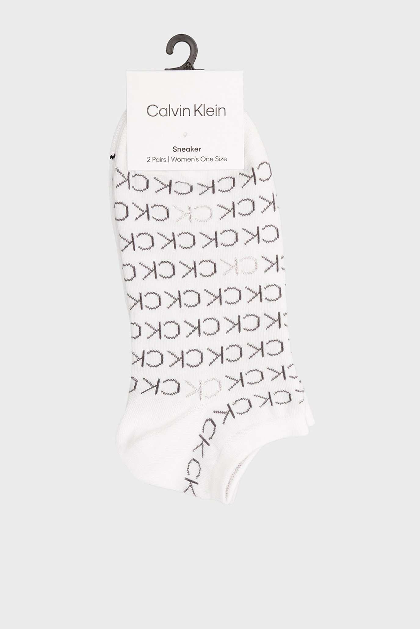 Женские белые носки (2 пары) CK WOMEN SNEAKER ALL OVER LOGO Белый ONESIZE Calvin Klein 701218779 Женские белые носки (2 пары) CK WOMEN SNEAKER ALL OVER LOGO Белый ONESIZE Calvin Klein 701218779