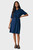 Женское темно-синее платье