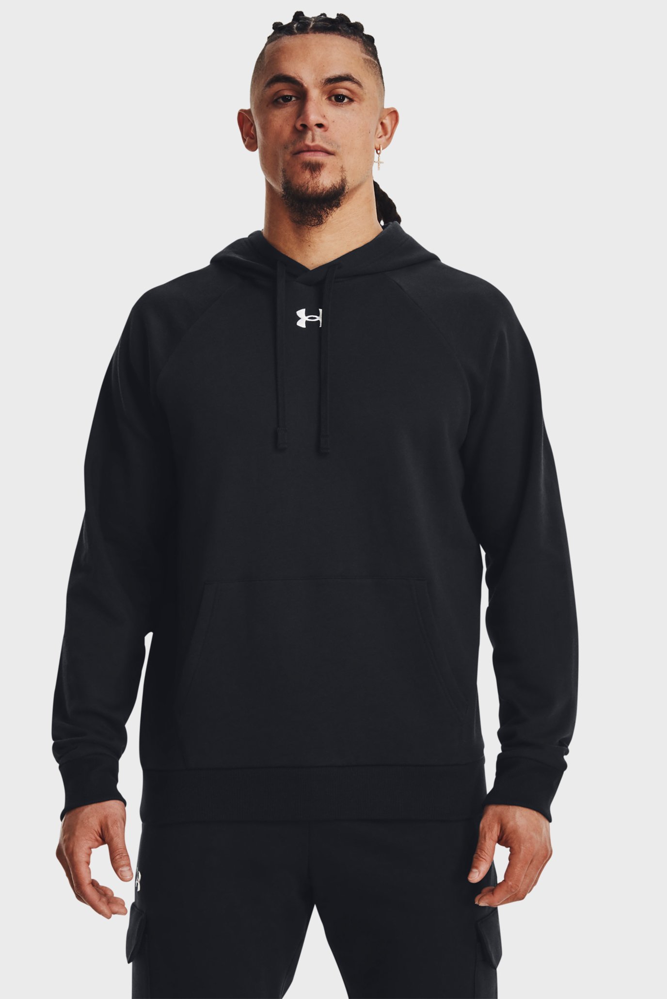 UA Rival Fleece FZ Hoodie Under Armour 1379757 001 MD Fashion