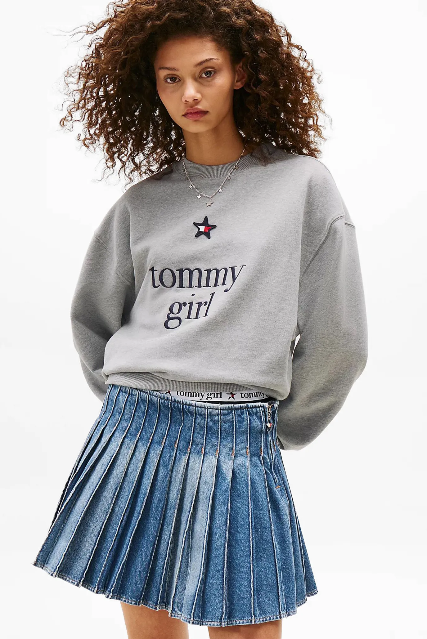 Жіночий сірий світшот TOMMY GIRL 1