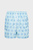 Мужские голубые плавательные шорты с узором