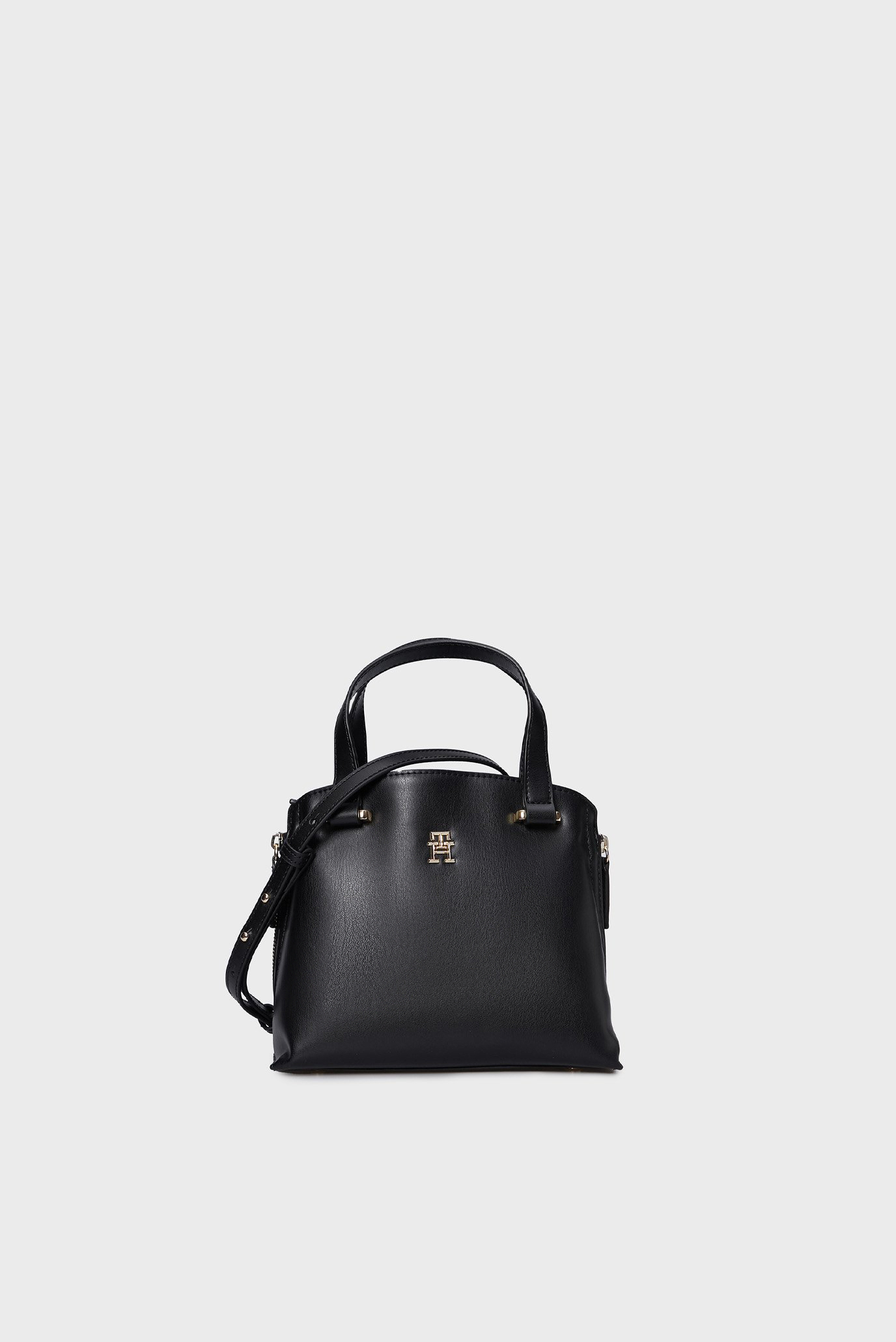 Женская черная сумка TH MODERN MINI TOTE Черный ONESIZE Tommy Hilfiger AW0AW15968 Женская черная сумка TH MODERN MINI TOTE Черный ONESIZE Tommy Hilfiger AW0AW15968
