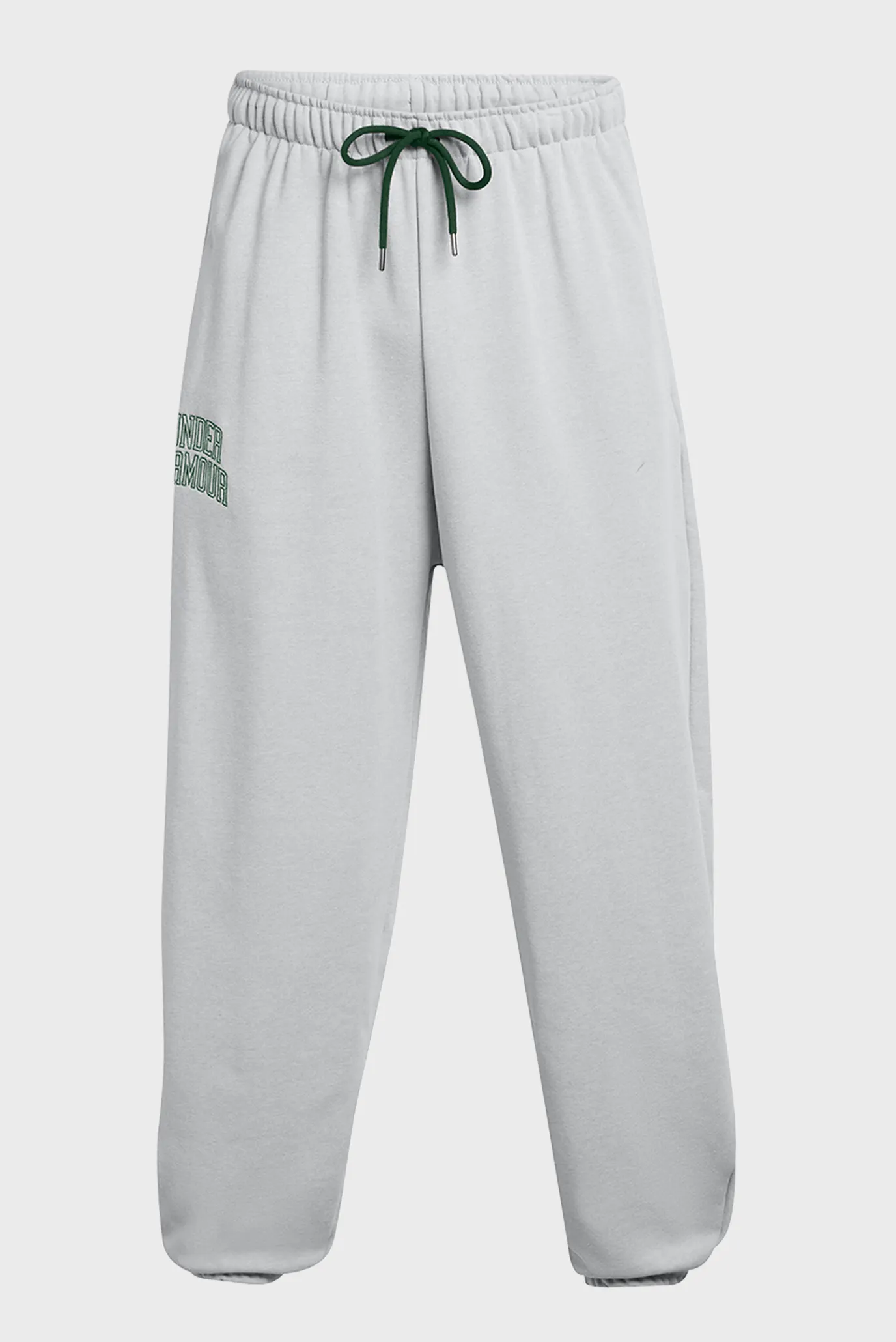 Чоловічі сірі спортивні штани UA Icon HWT Terry OS Pant 5