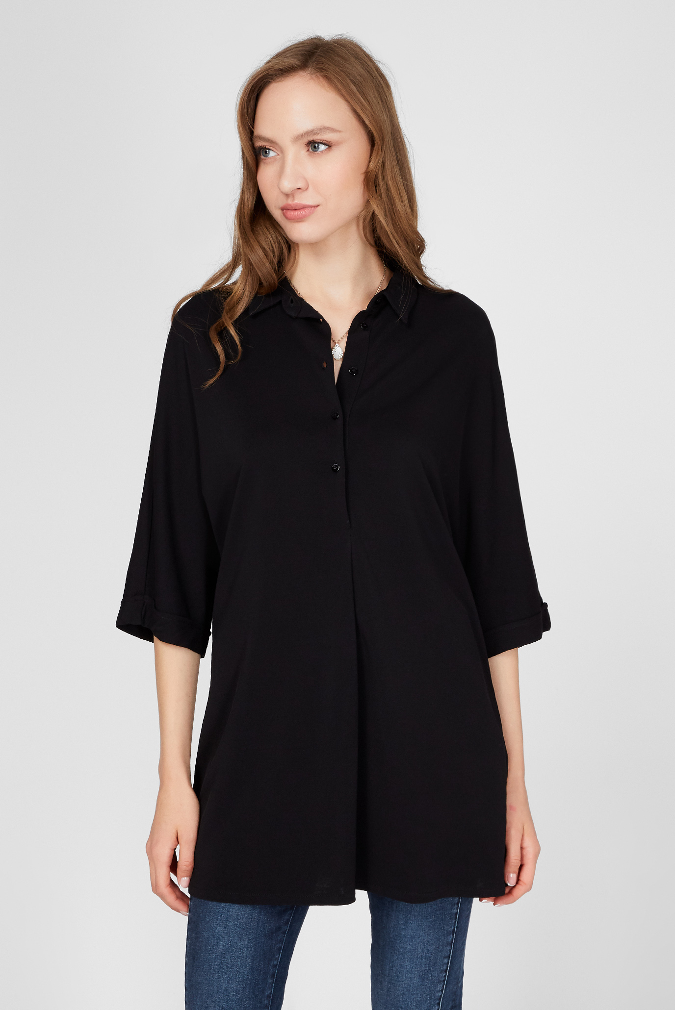 Жіноча чорна блуза 1