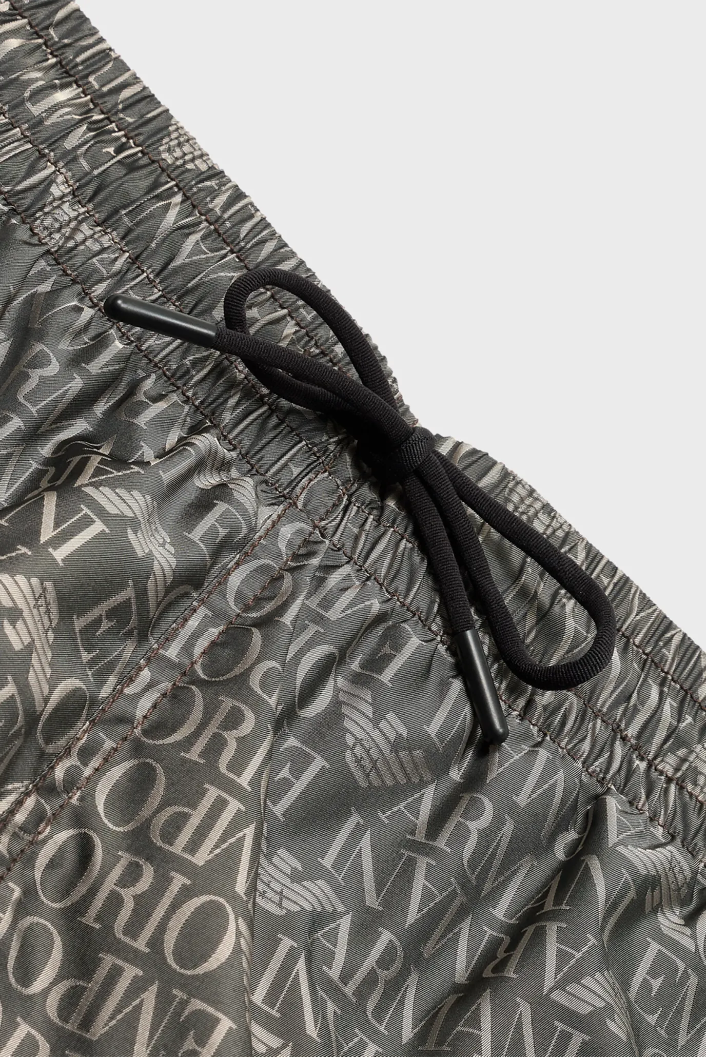 Чоловічі сірі плавальні шорти з візерунком 4