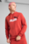 Чоловіче червоне худі Essentials 2 Colour No. 1 Logo Hoodie Men