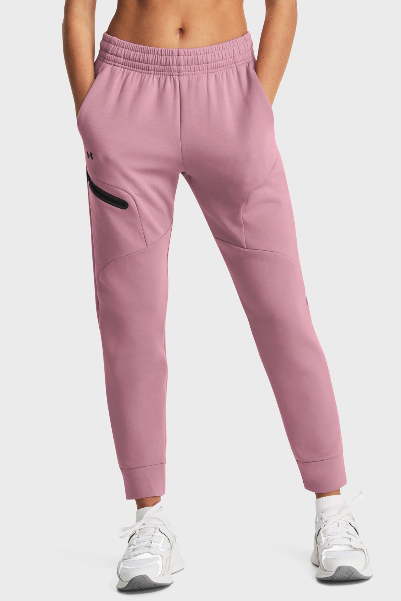 Жіночі рожеві спортивні штани Unstoppable Flc Jogger 1