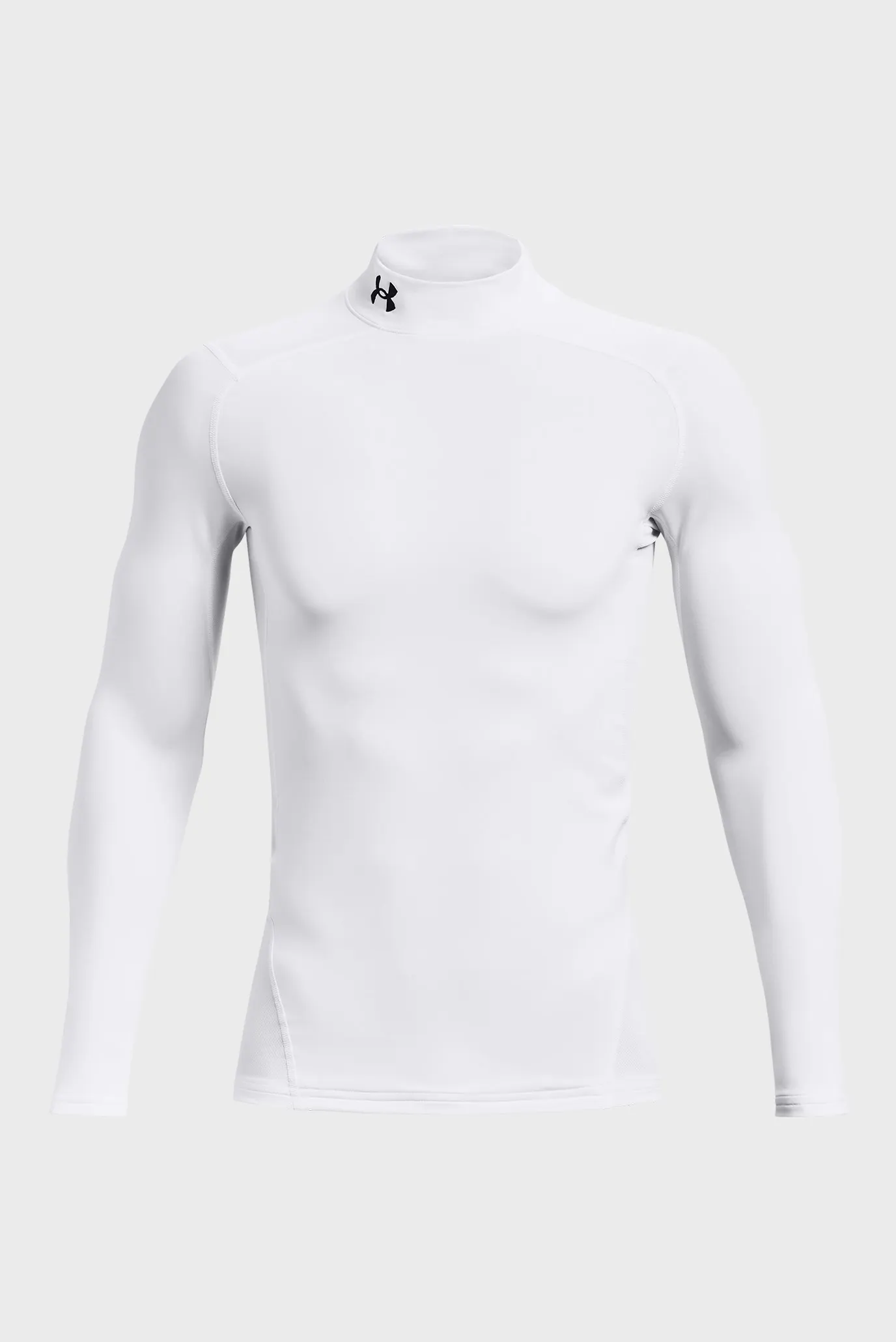Чоловічий білий термореглан UA CG Armour Comp Mock 5