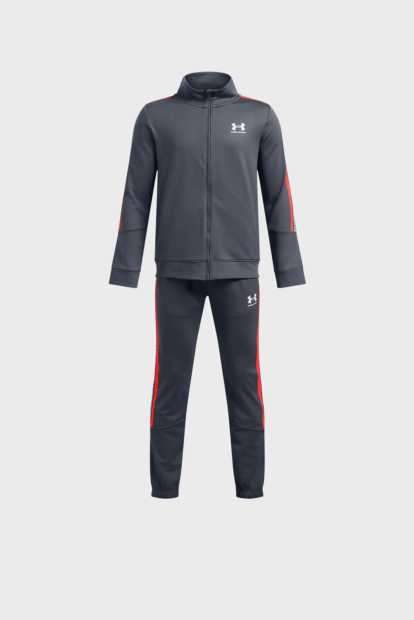 Дитячий темно-сірий спортивний костюм (кофта, штани) UA B Icon Knit Tracksuit 1