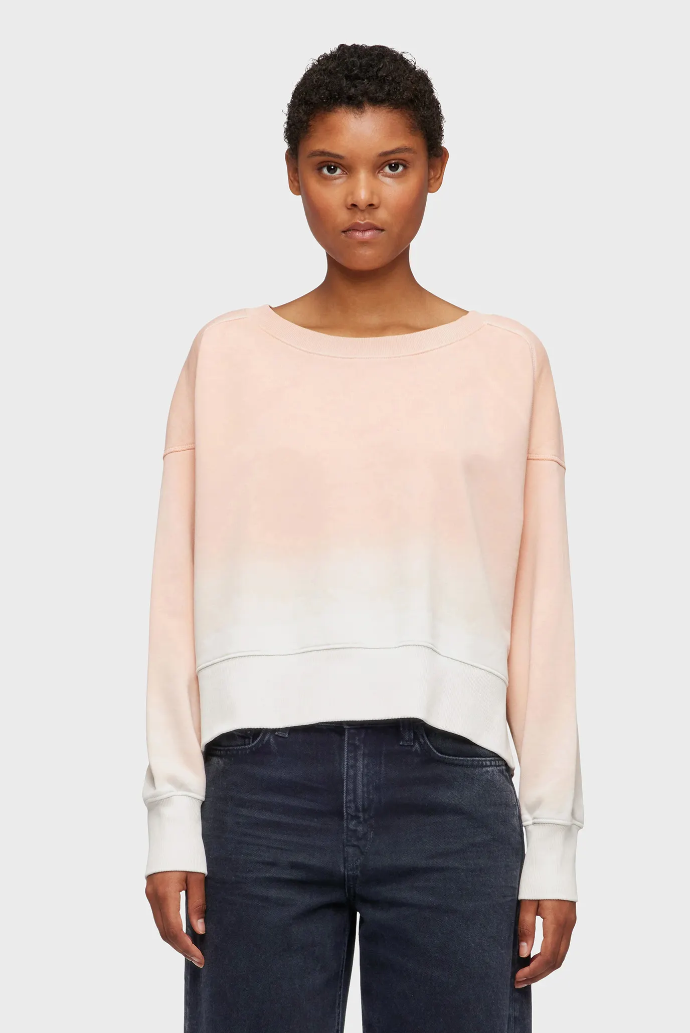 Жіночий персиковий світшот LEZY 1