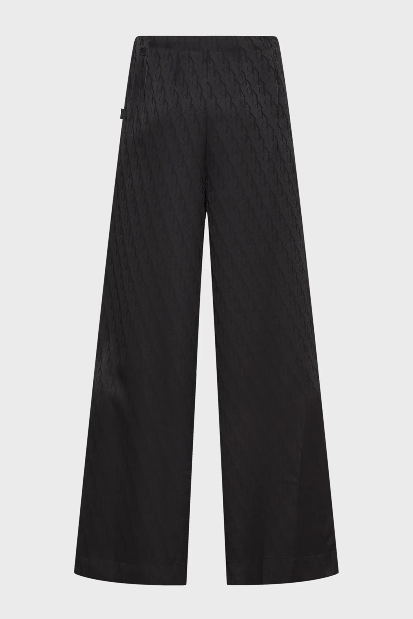 Женские черные брюки с узором 6