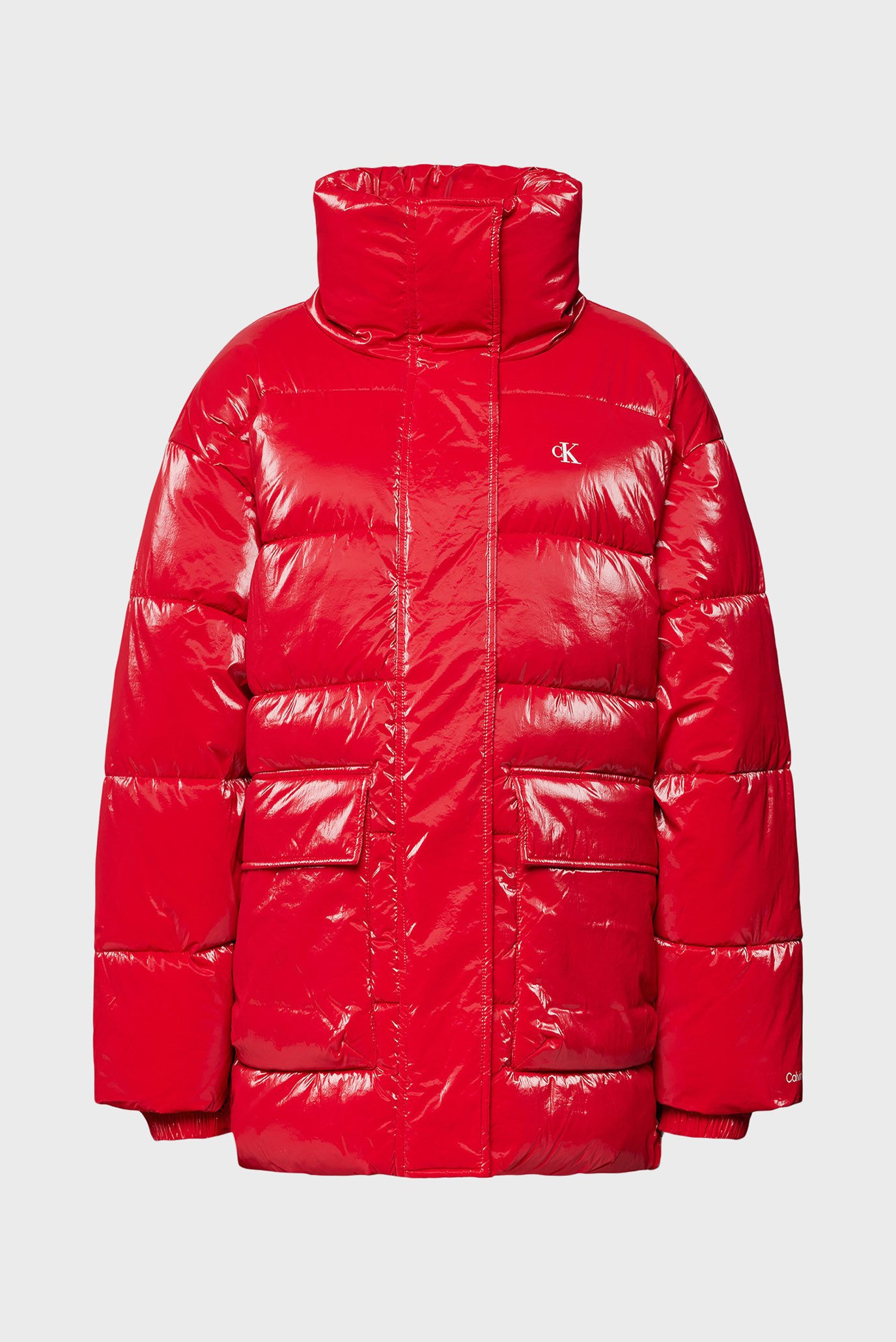 Жіноча червона куртка OVERSIZED COCOON PUFFER 1