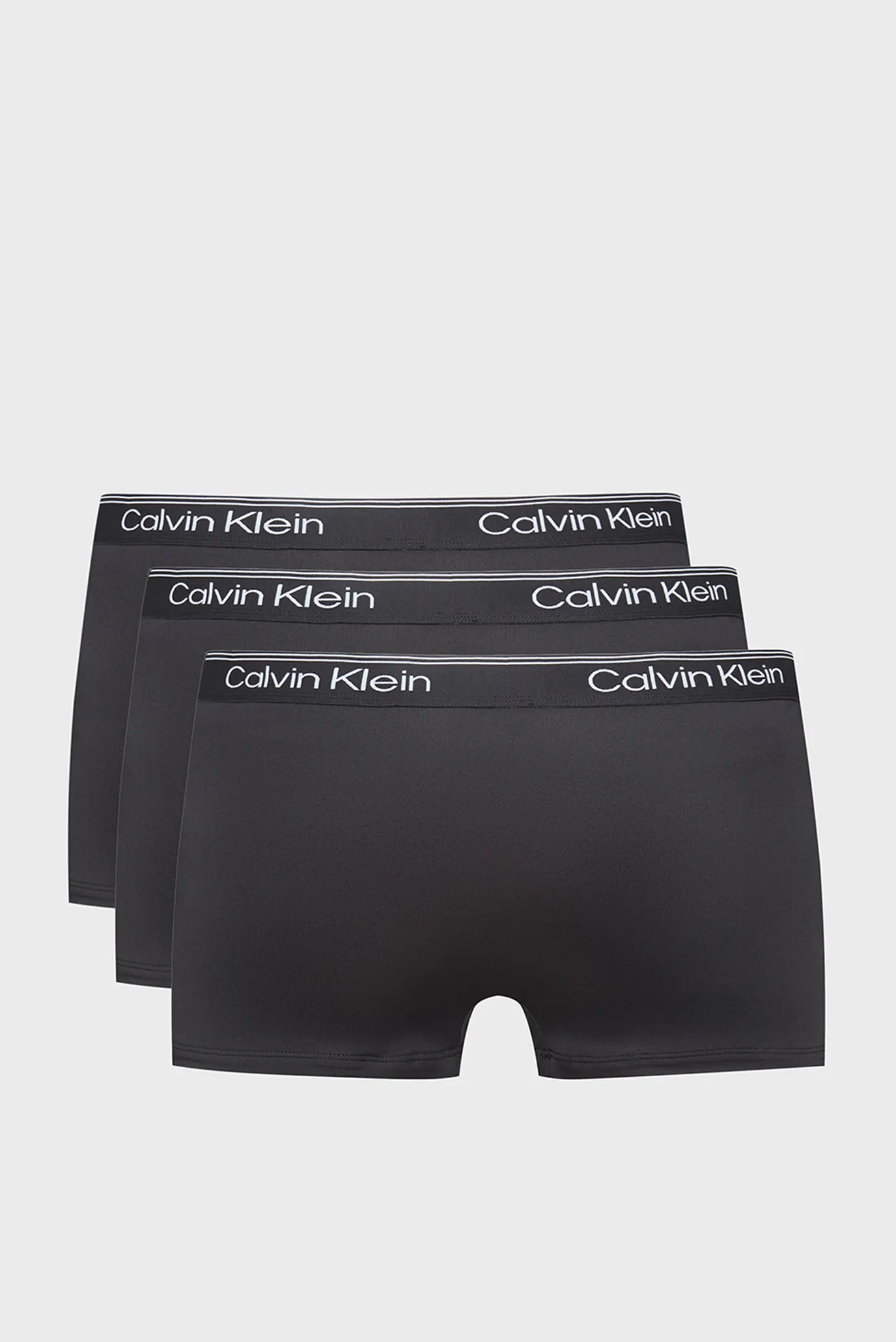 Чоловічі чорні боксери (3 шт) LOW RISE TRUNK 7