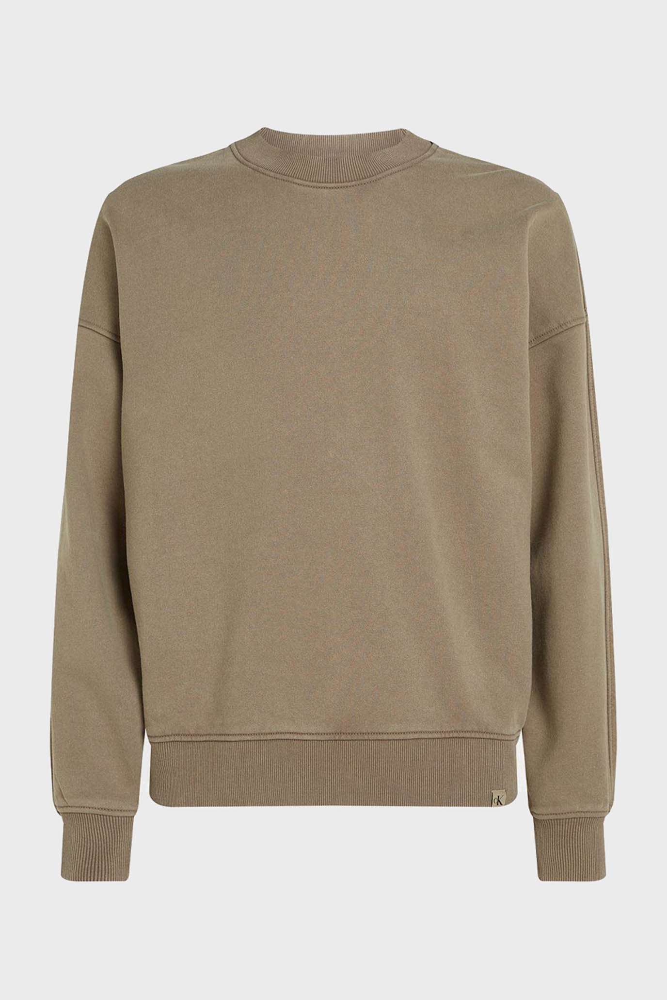 Мужской бежевый свитшот WASHED HEAVY CREW NECK 1