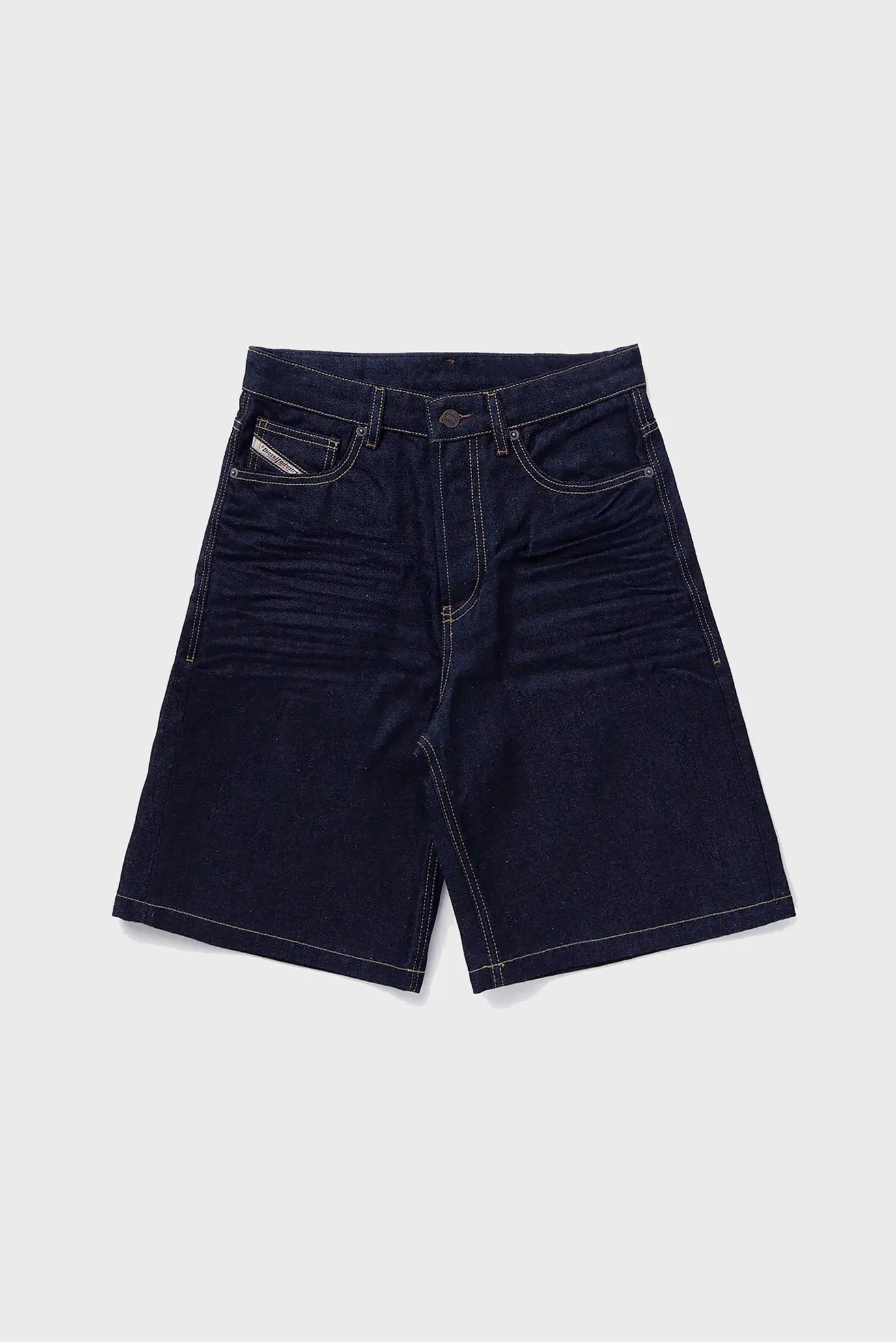 Жіночі темно-сині джинсові шорти 5