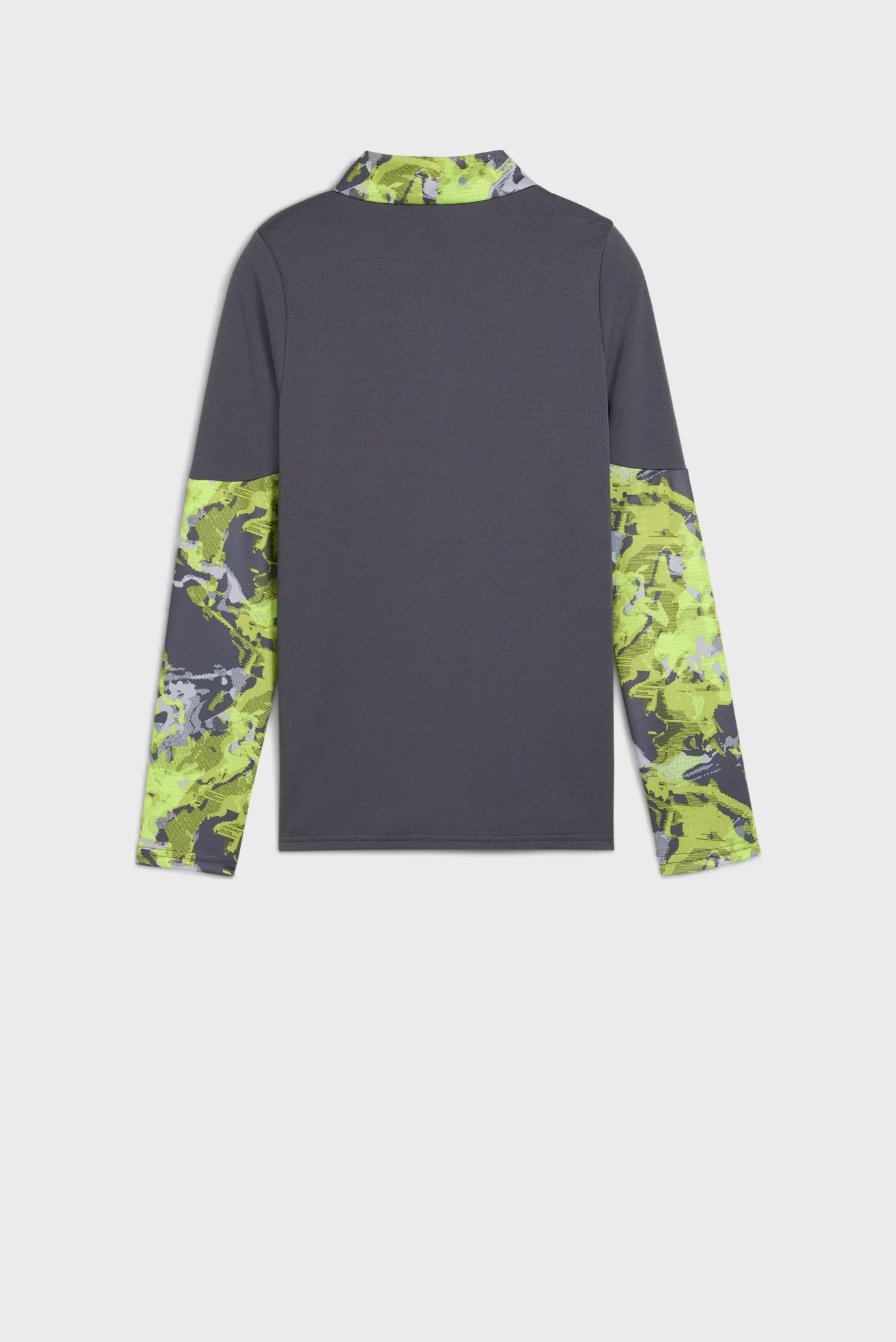 Дитячий сірий лонгслів individualCUP Football Quarter-Zip Top Youth 2