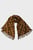 Женский коричневый шерстяной шарф с узором G PATTERN WOVEN SCARF