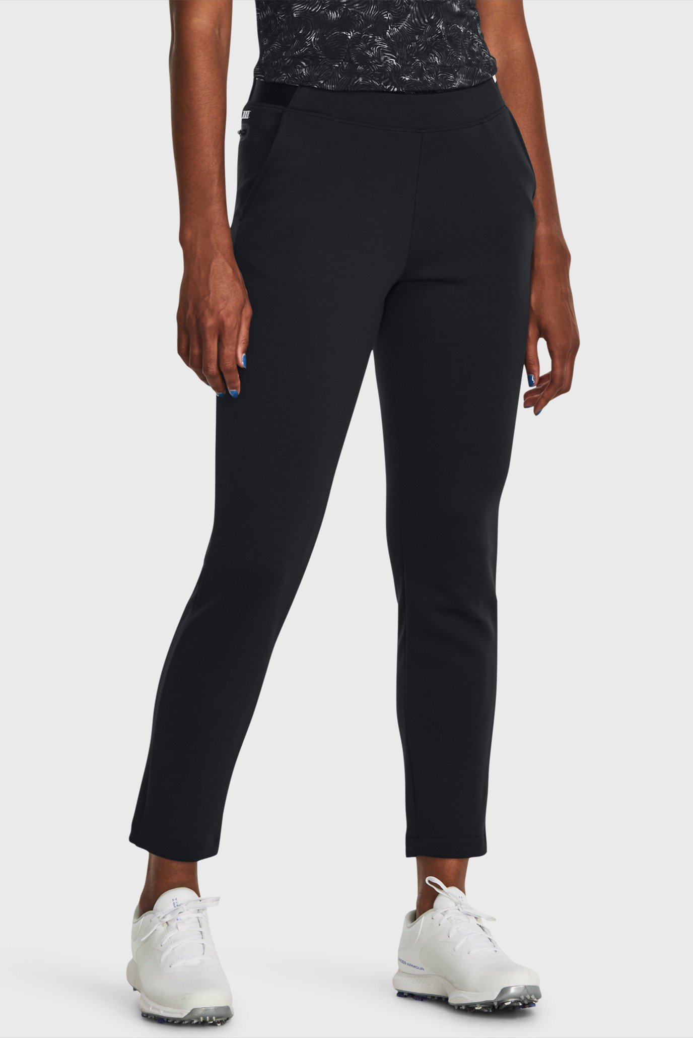 Жіночі чорні спортивні штани UA Links Pull On Pant 1