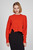 Жіночий червоний вовняний светр M-IDAHI