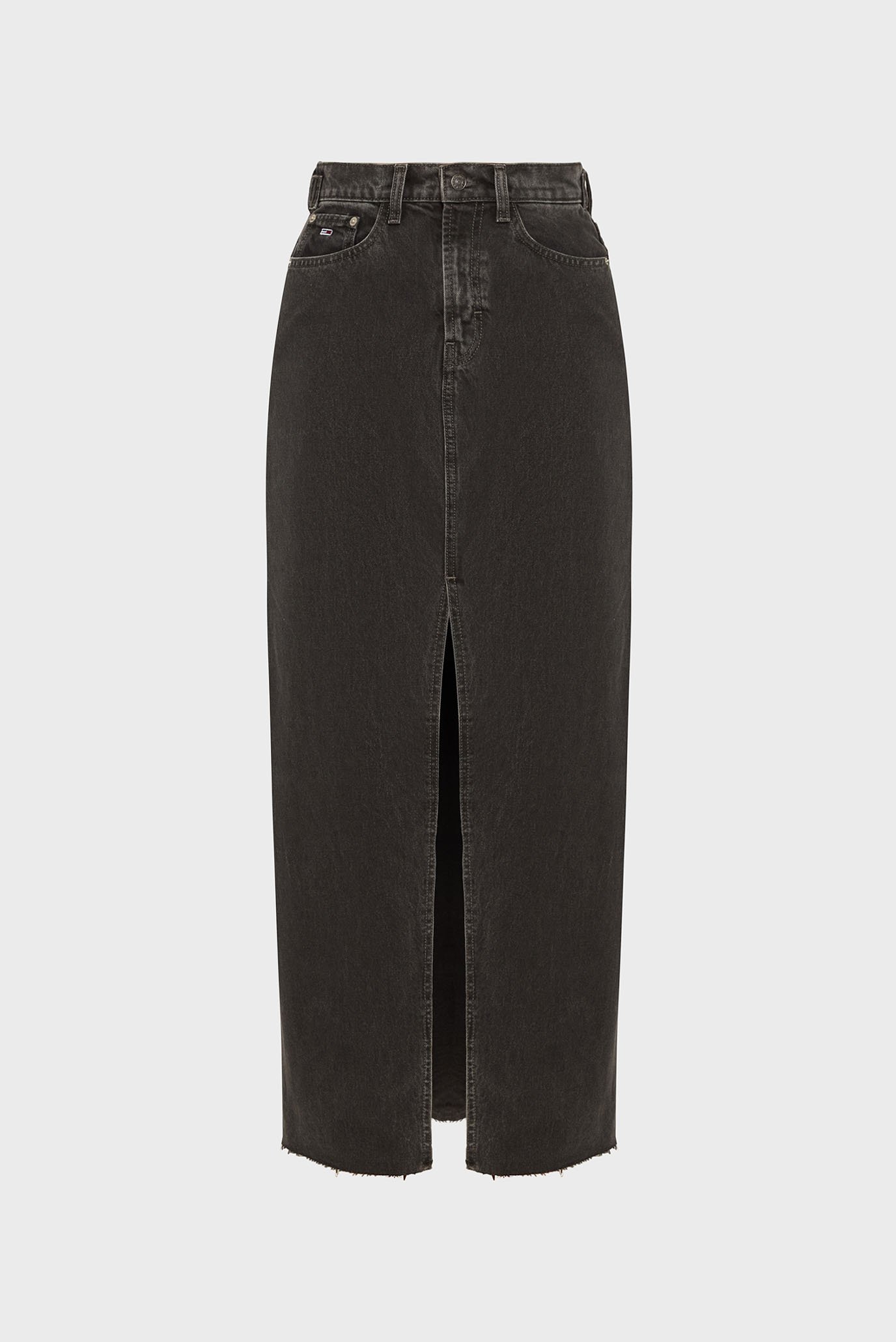 Жіноча чорна джинсова спідниця DENIM SKIRT WASHED BLACK 1